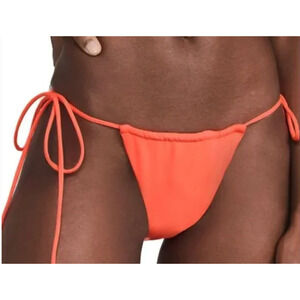 Good American tiny ties bikini bottom